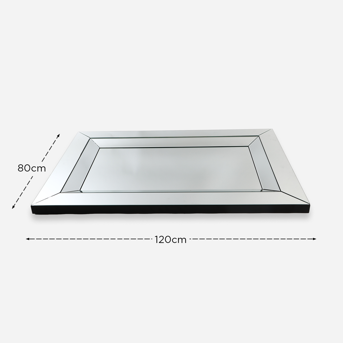 SM Home Rectangular GF-8A109 Decorative Wall Mirror
