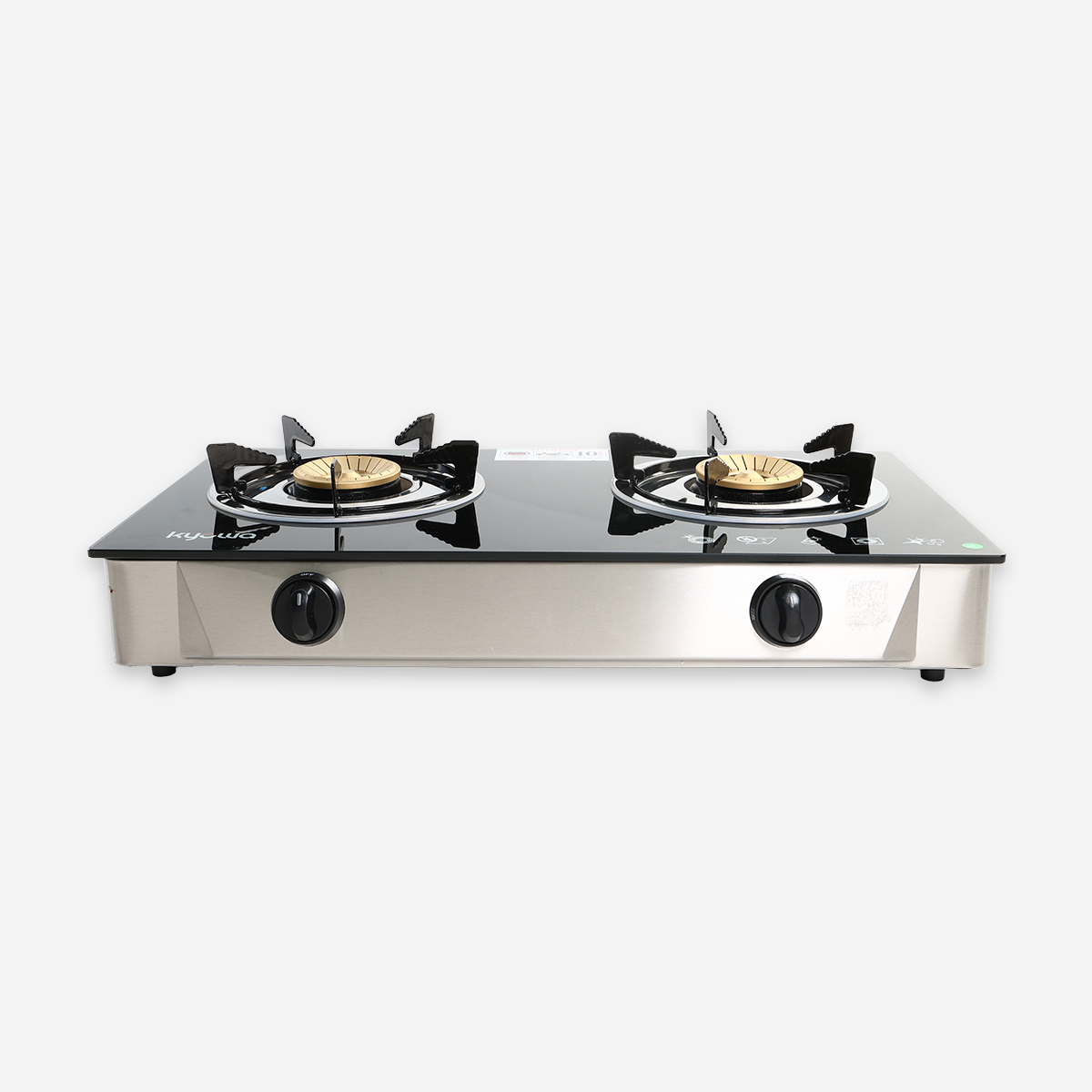 Kyowa Double Burner KW 3562  Glass Top Gas Stove