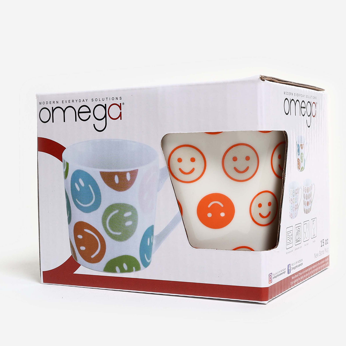 Omega Smile Newbone Mug - 15oz