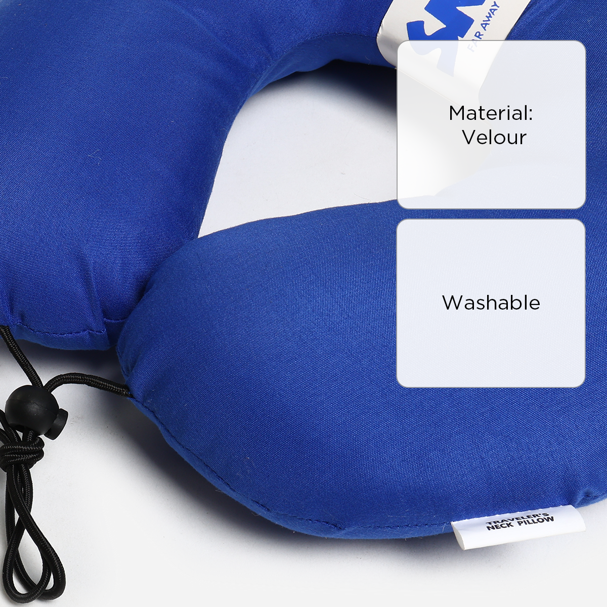 SM Home 4212 Neck Pillow- Royal Blue