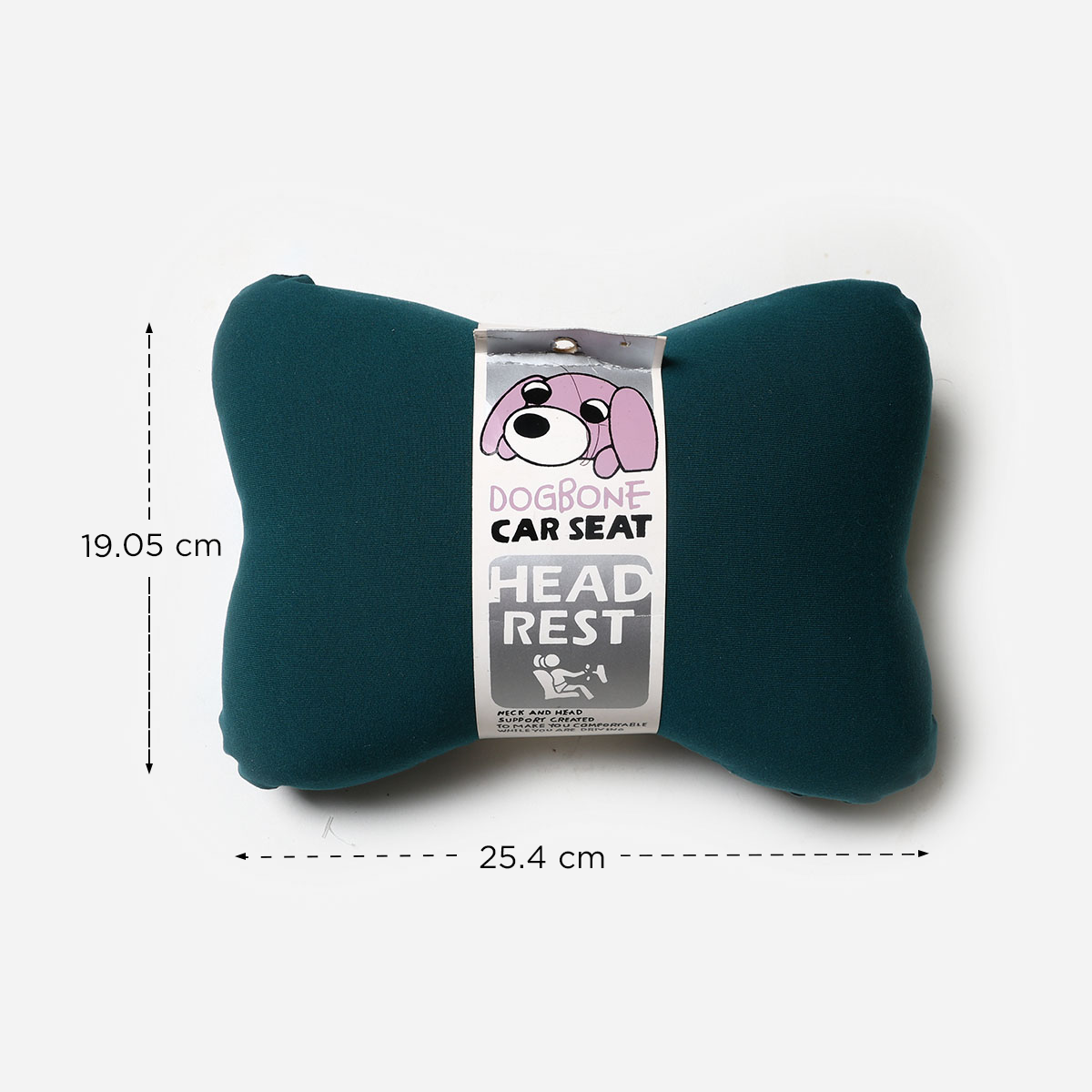 SM Home Dogbone 5118 Headrest Pillow (Dark Green) - Small