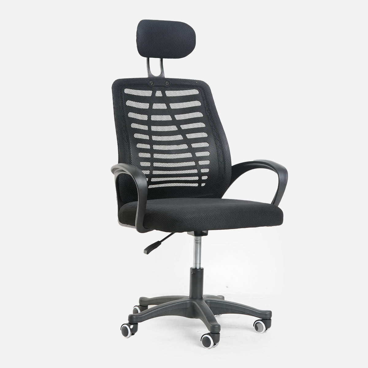 SM Home Jerry Office Chair With Head Rest HY805- Black