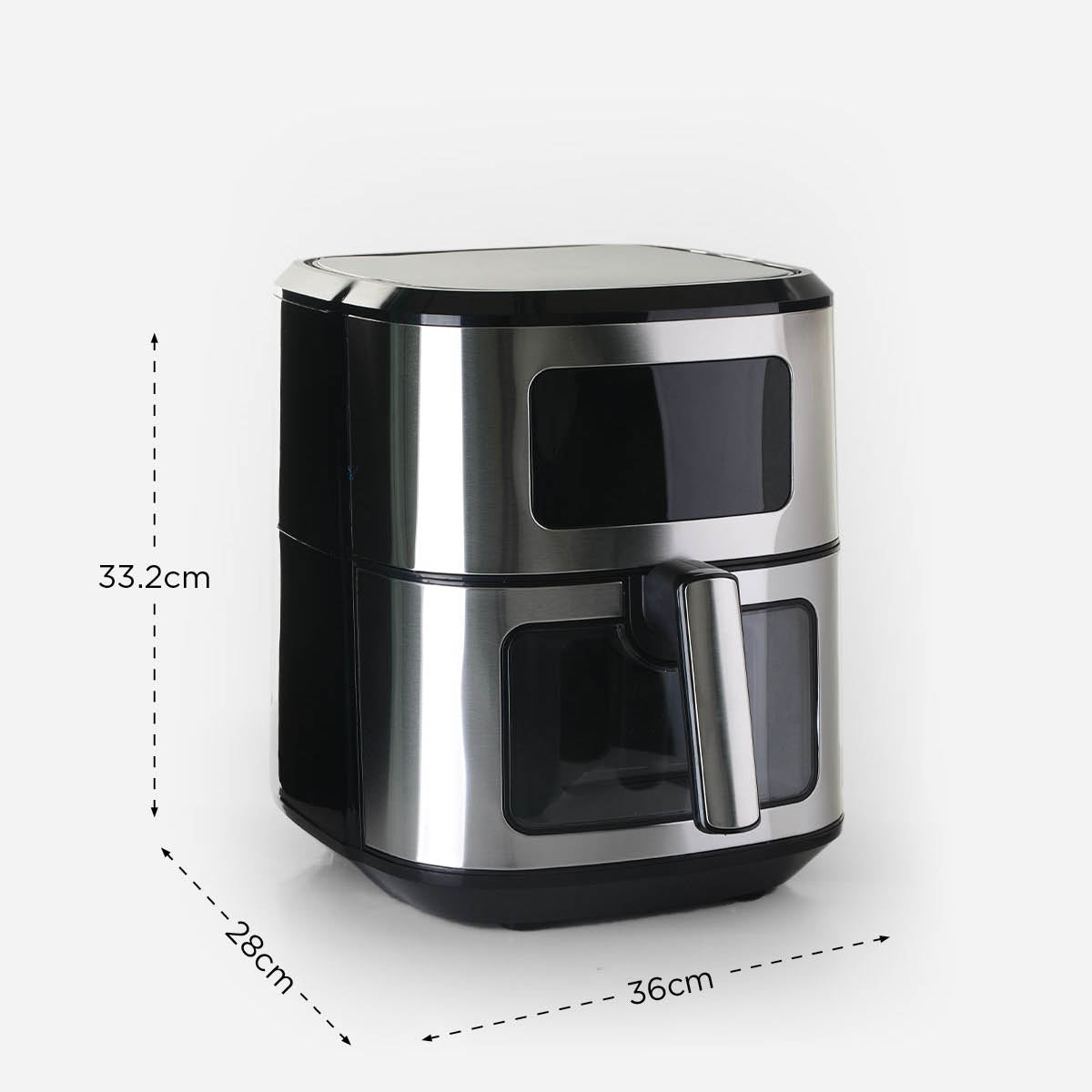 JML Digital Air Fryer with Window - 6.5L