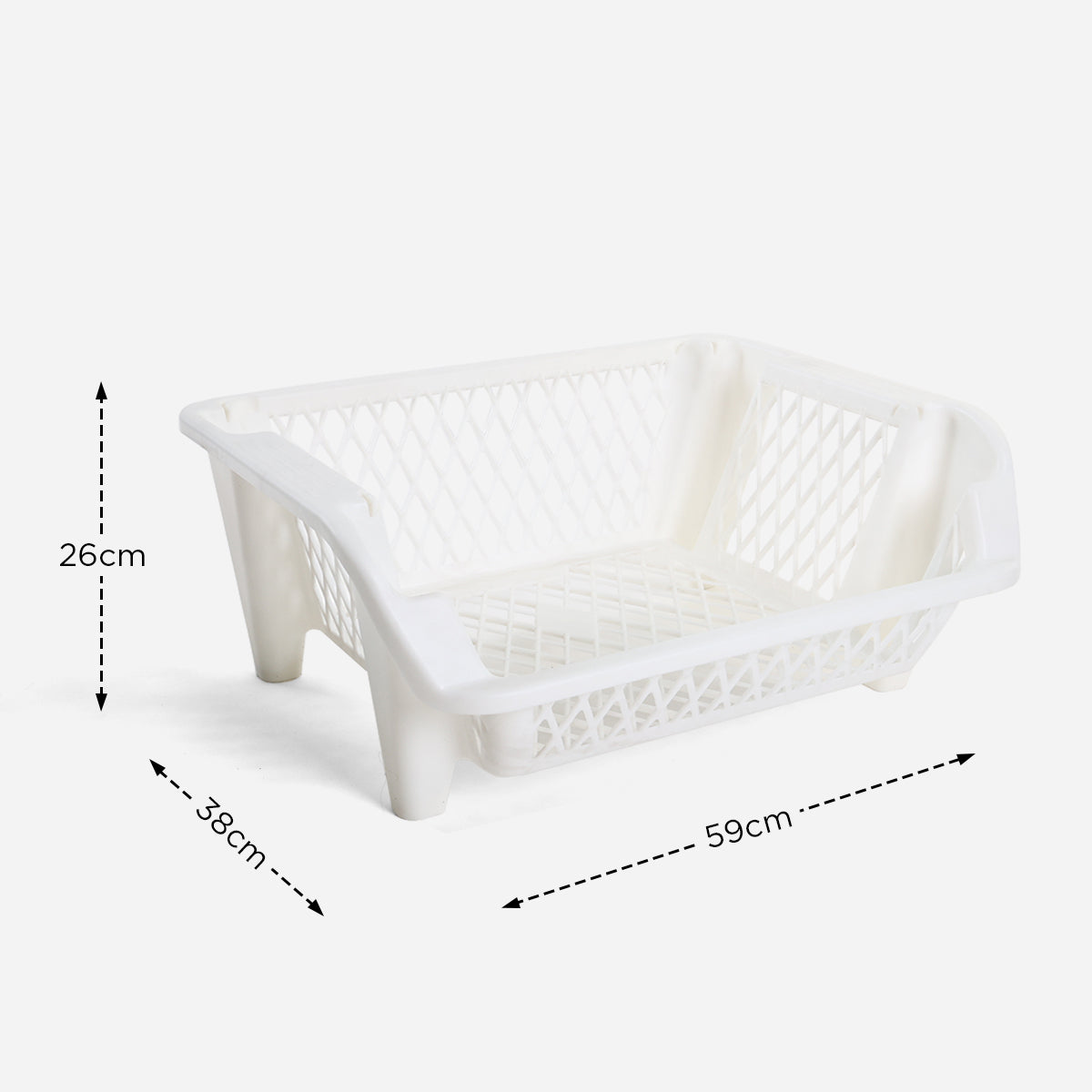 Klio Basket KLH128 (White) - Large