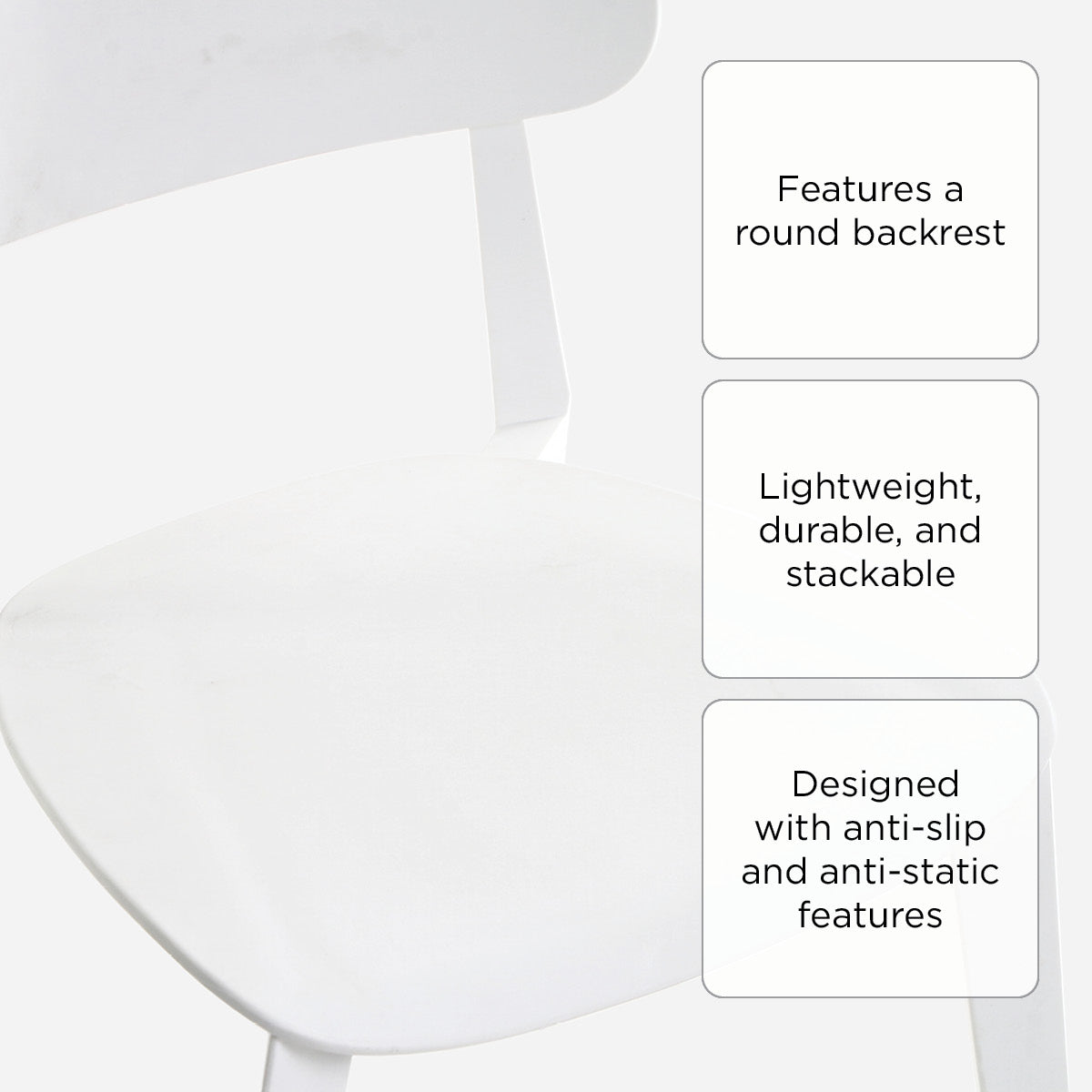 Uratex Marciana Chair - White