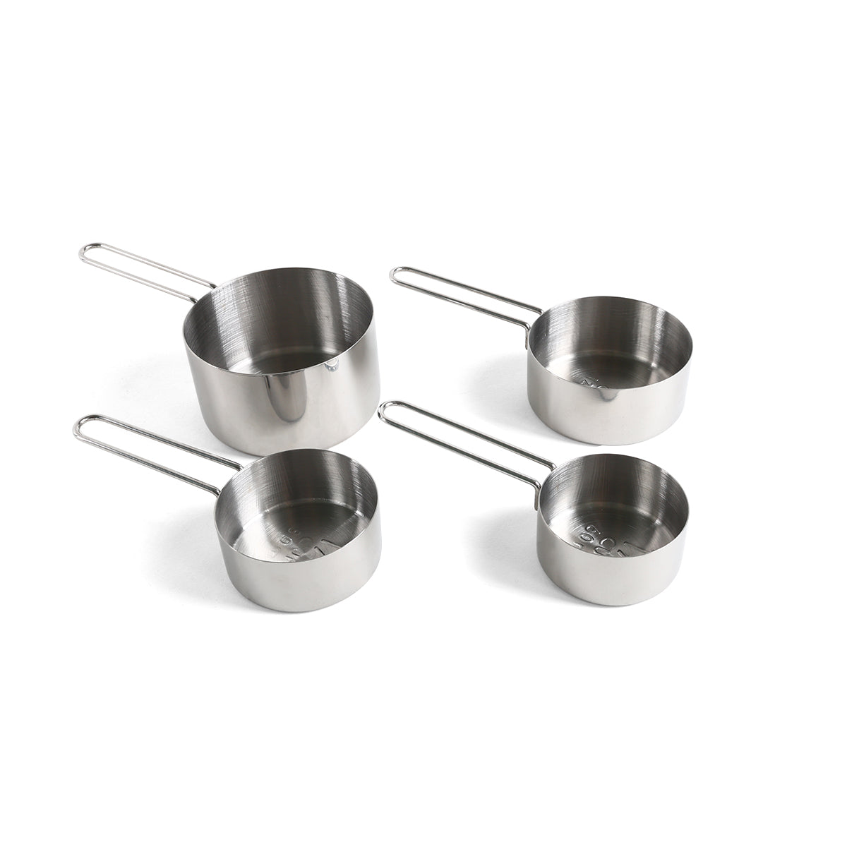 Martha Stewart 4-Piece Richburn Stainless Steel Measuring Cups