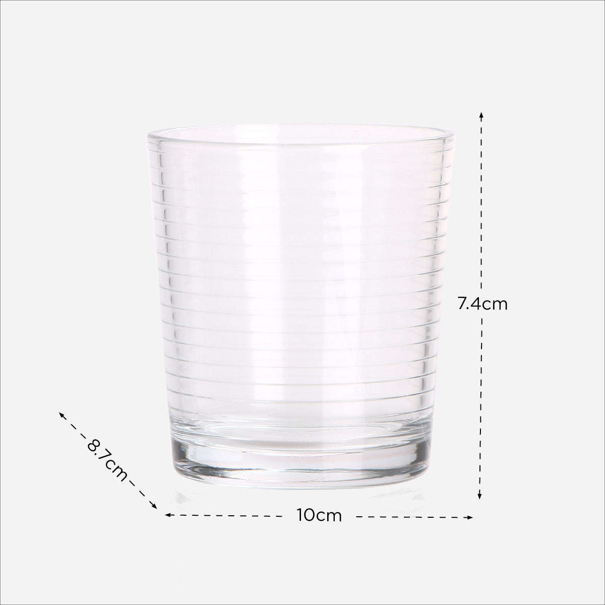 Masflex 4-Piece Spiral Tumbler Set - 414ml