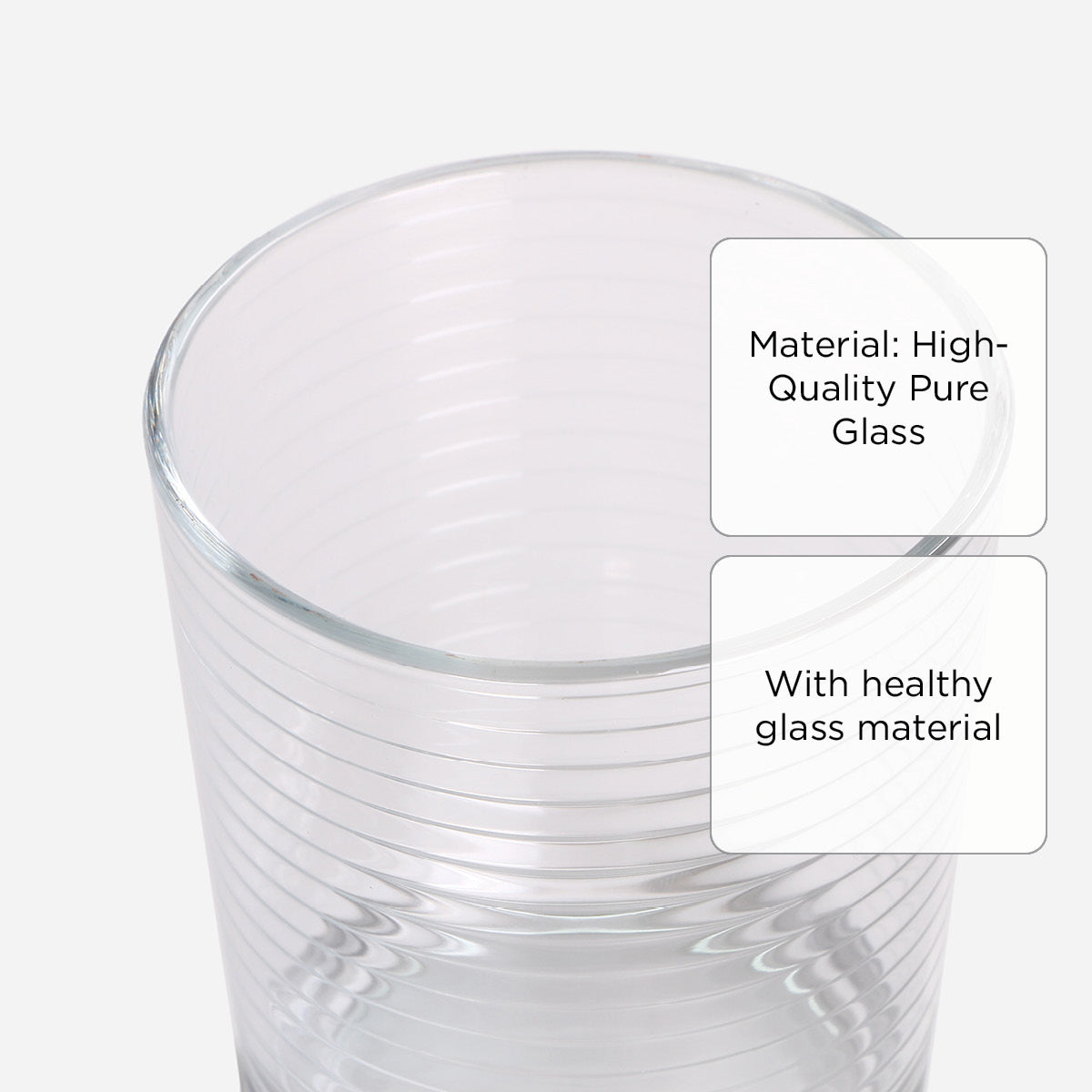 Masflex 4-Piece Spiral Tumbler Set - 414ml