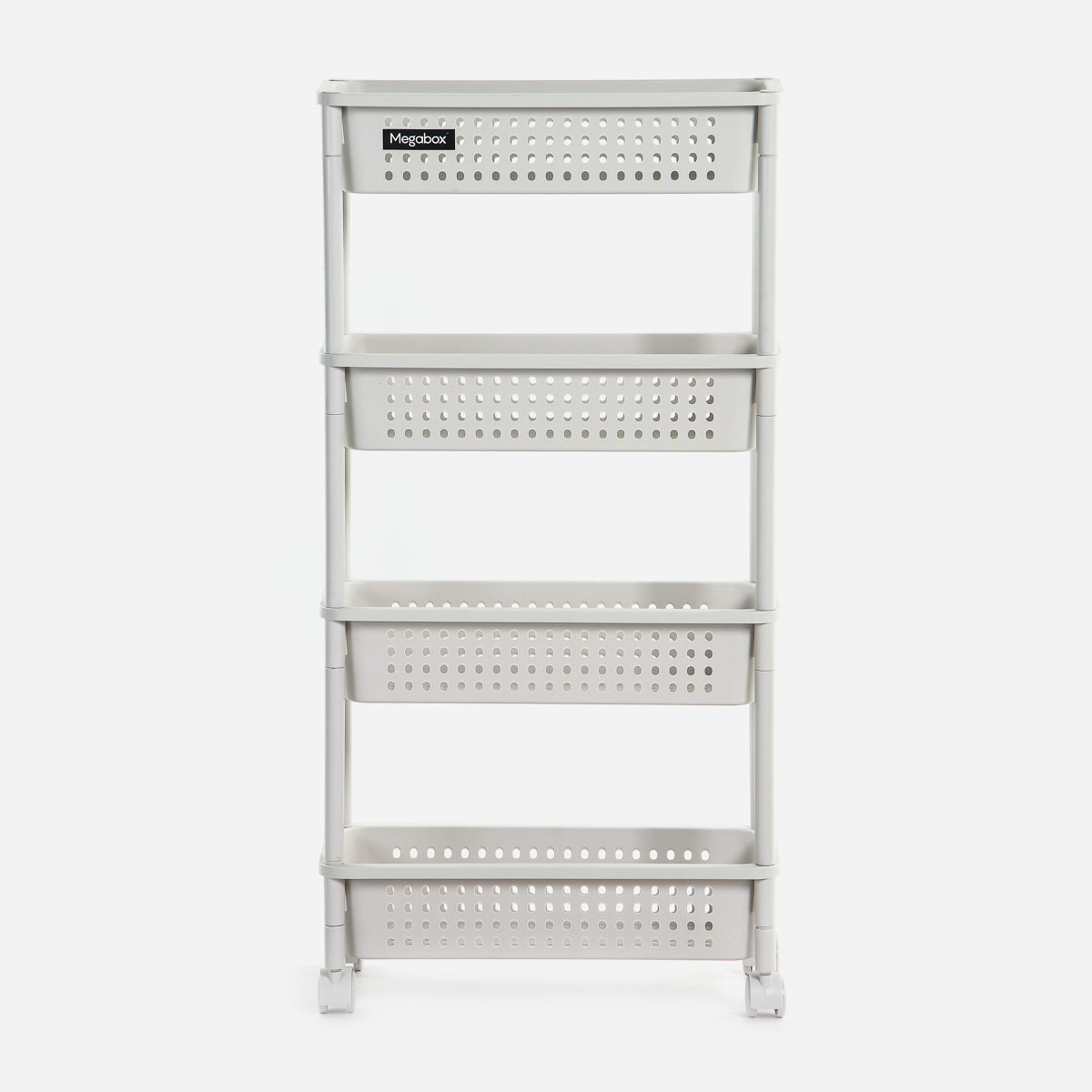 Megabox 4-Layer Wide Tray Cart MG134  - Beige