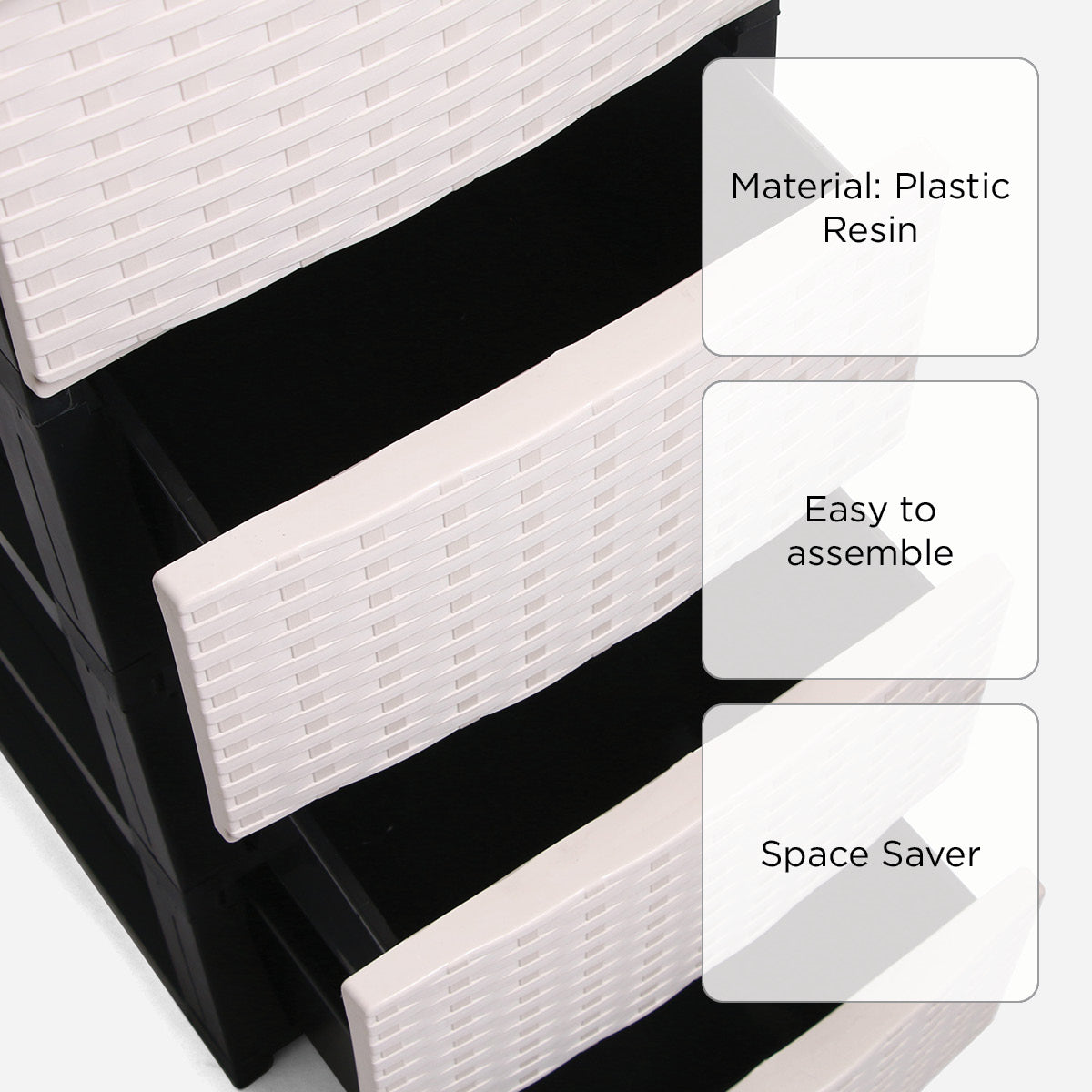 Megabox 5 Layer Boho Slim Drawer MG164RT - Beige