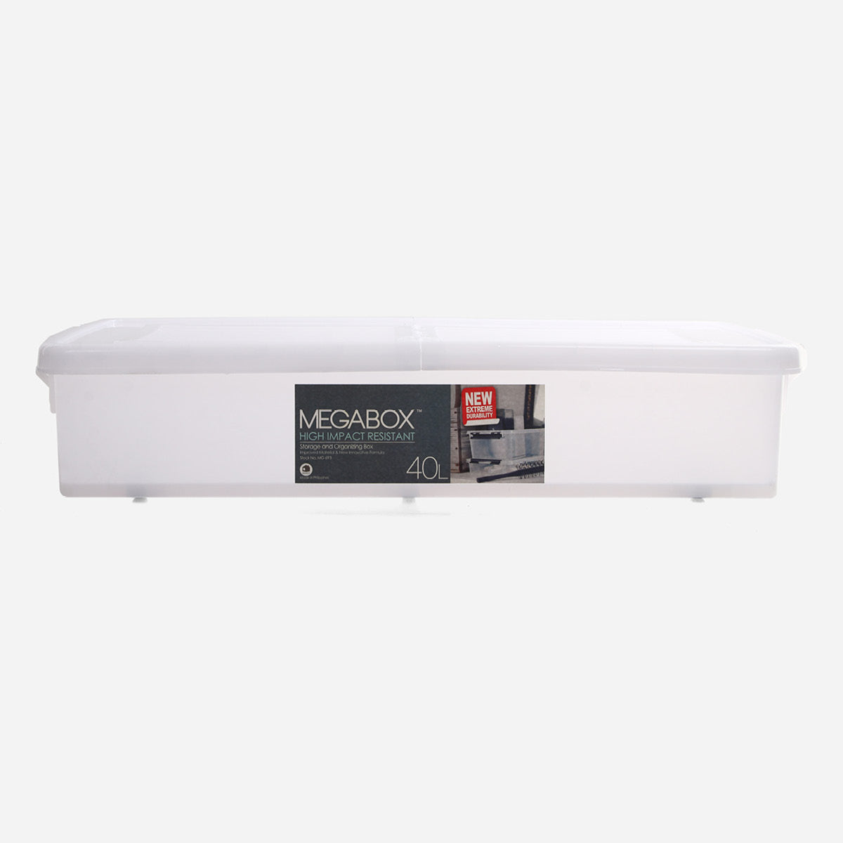 Megabox Underbed Box Clear MG693 - 40L