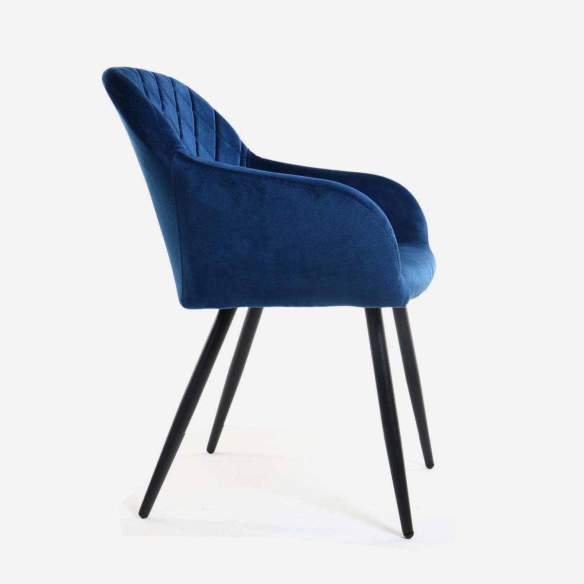 SM Home Monaco Dining Chair Velvet MLM-181552 - Dark Blue