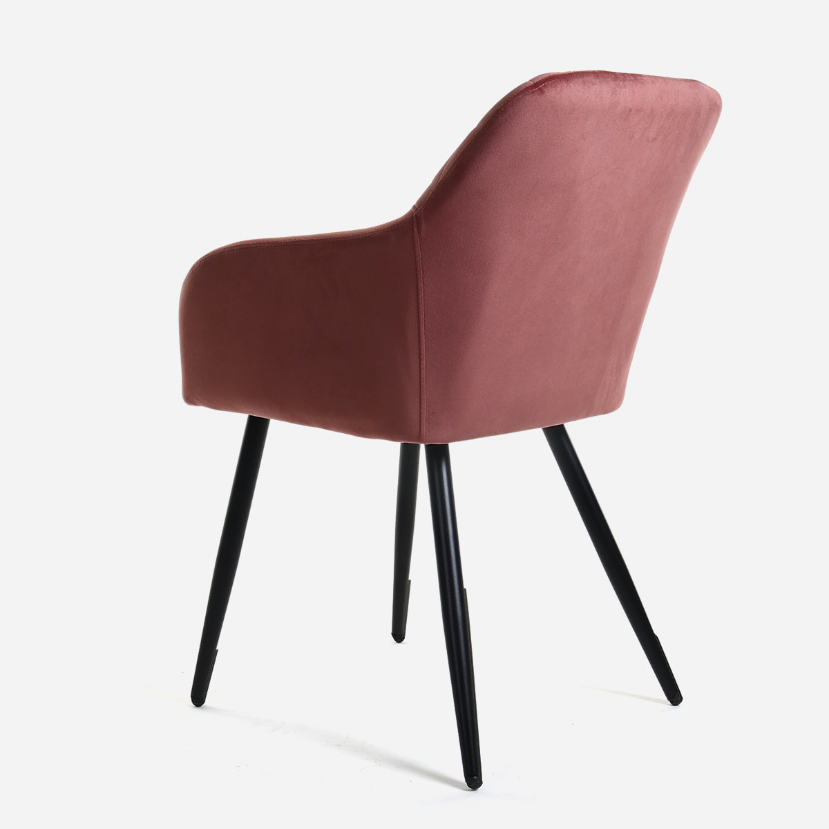 SM Home Monaco Dining Velvet Chair - Smoky Rose
