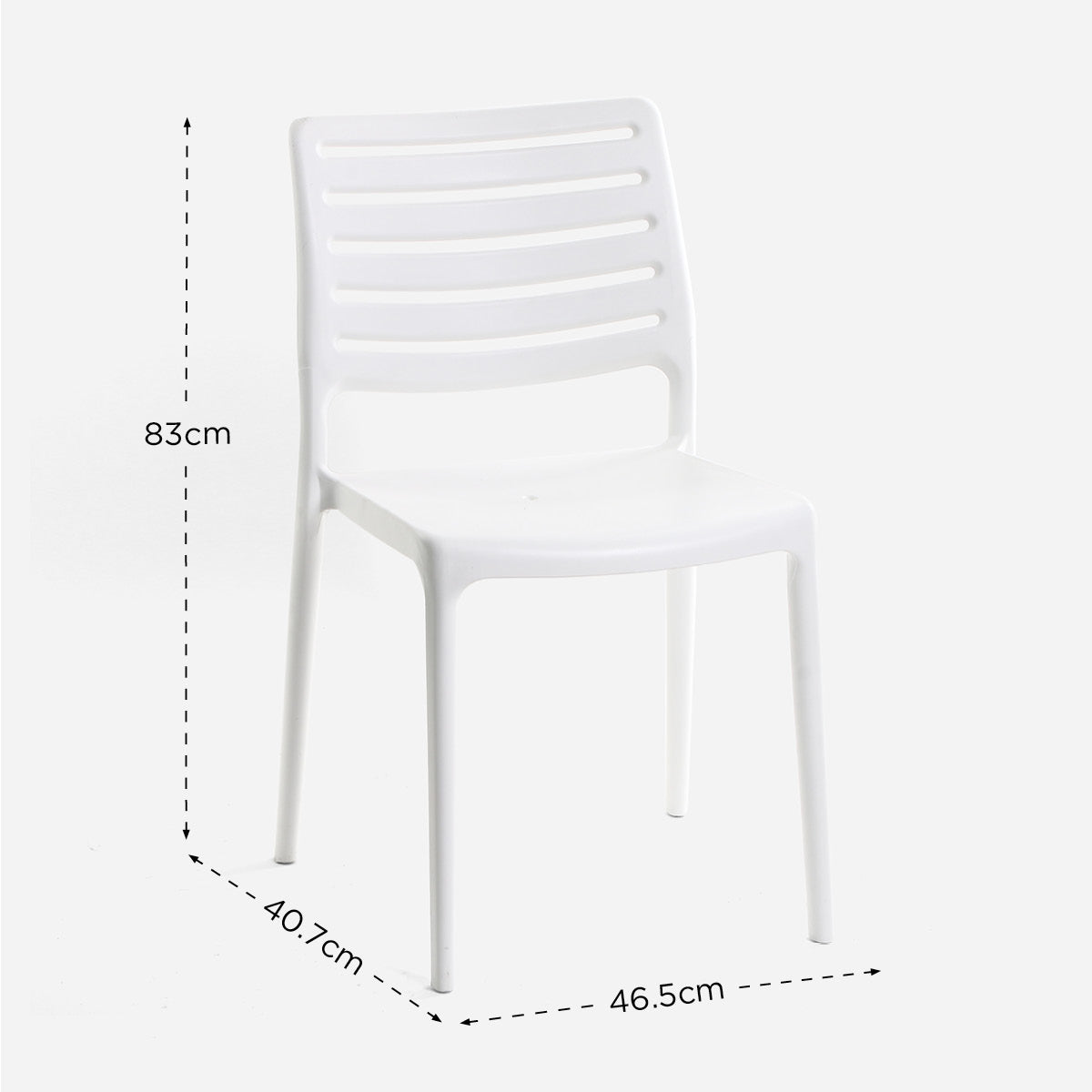 Uratex Olympia Bistro Chair - White