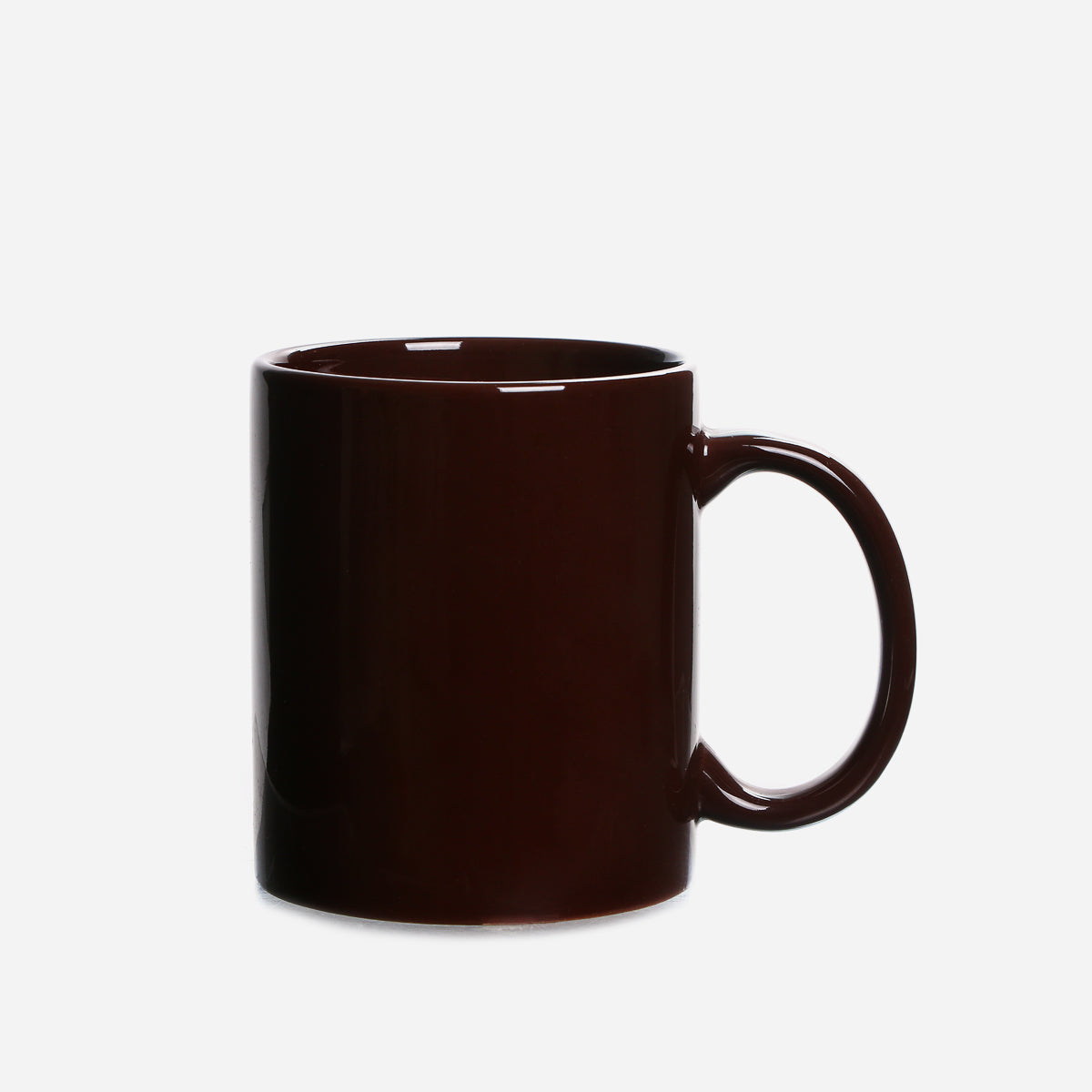 Omega Ceramic Mug (Brown) - 12oz
