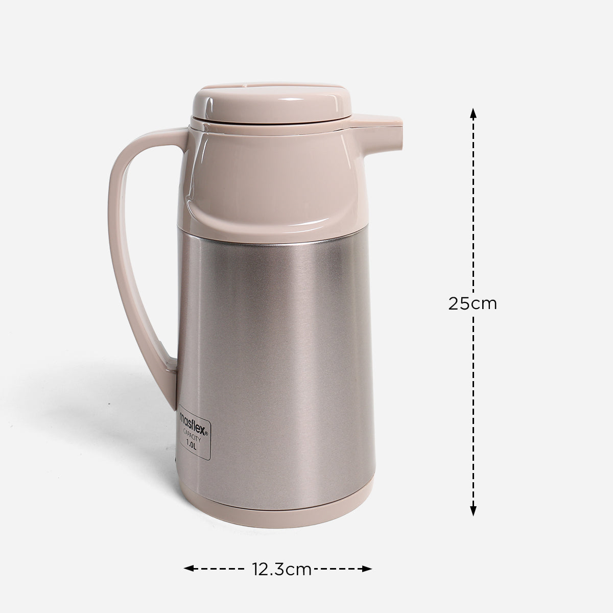 Masflex Vacuum Flask Coated FH-B8 (Beige) - 1L
