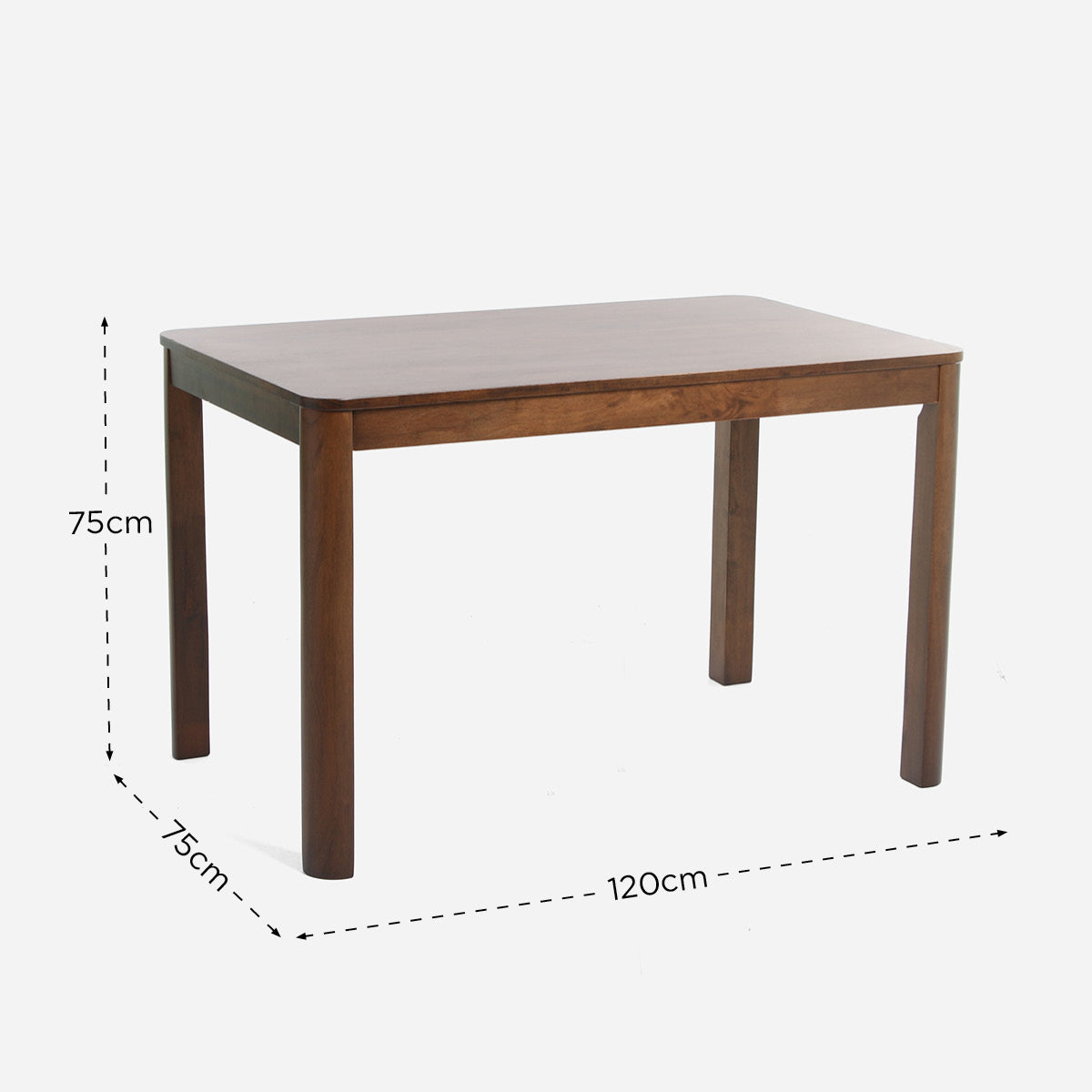 SM Home 4-Seater Pearl Dining Set - Wood