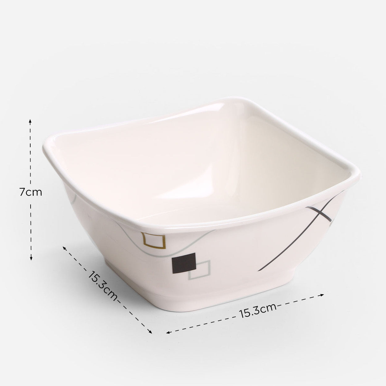 Perfect Dining Deco SQ106 Square Dessert Bowl