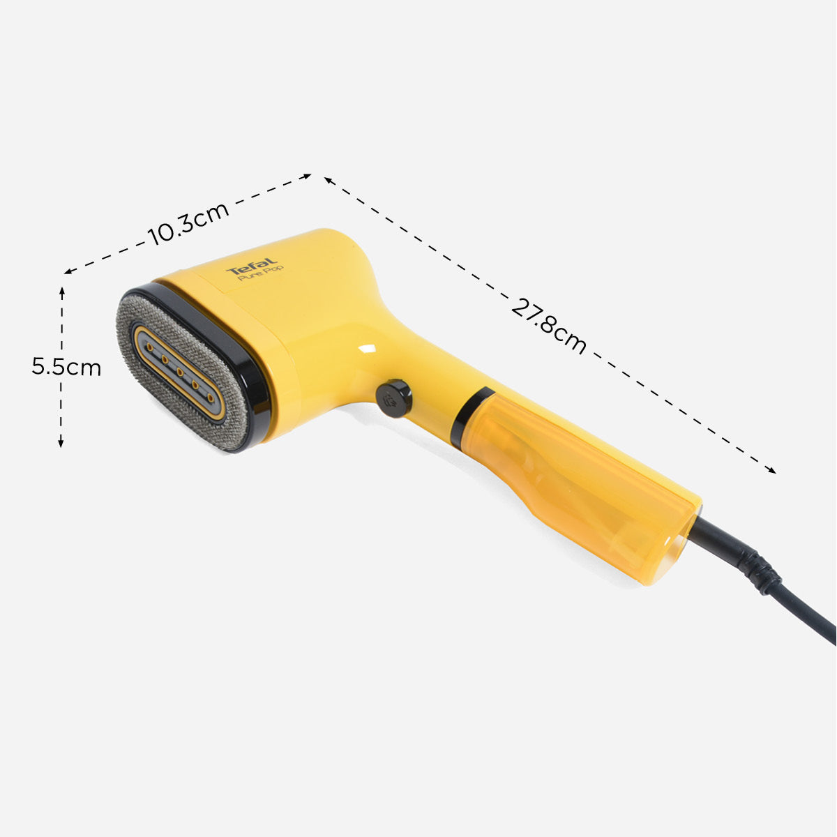 Tefal Pure Pop Handheld Garment Steamer (Yellow) - DT2026