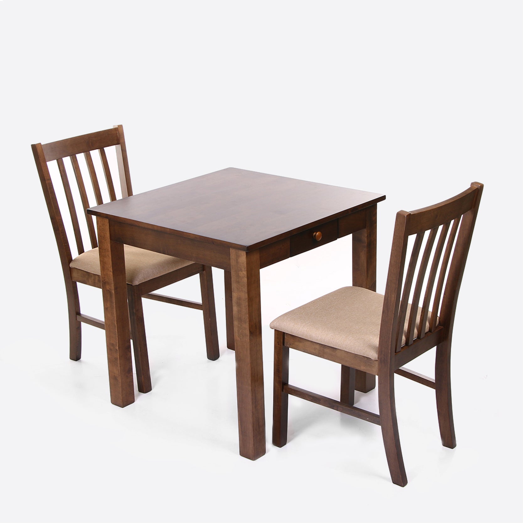 SM Home Panzer 2-Seater Dining Set SS219 - Walnut