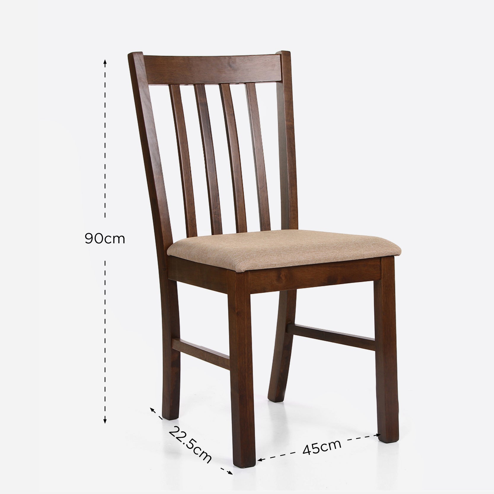 SM Home Panzer 2-Seater Dining Set SS219 - Walnut