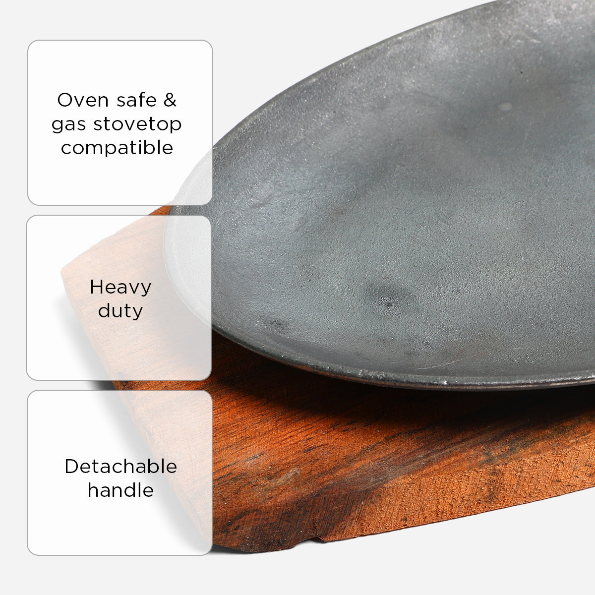 SM Home Oval Sizzling Plate