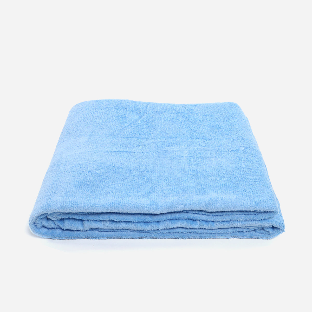 Dream Mate Micro Coral Fleece Blanket (Blue) - 60x80in