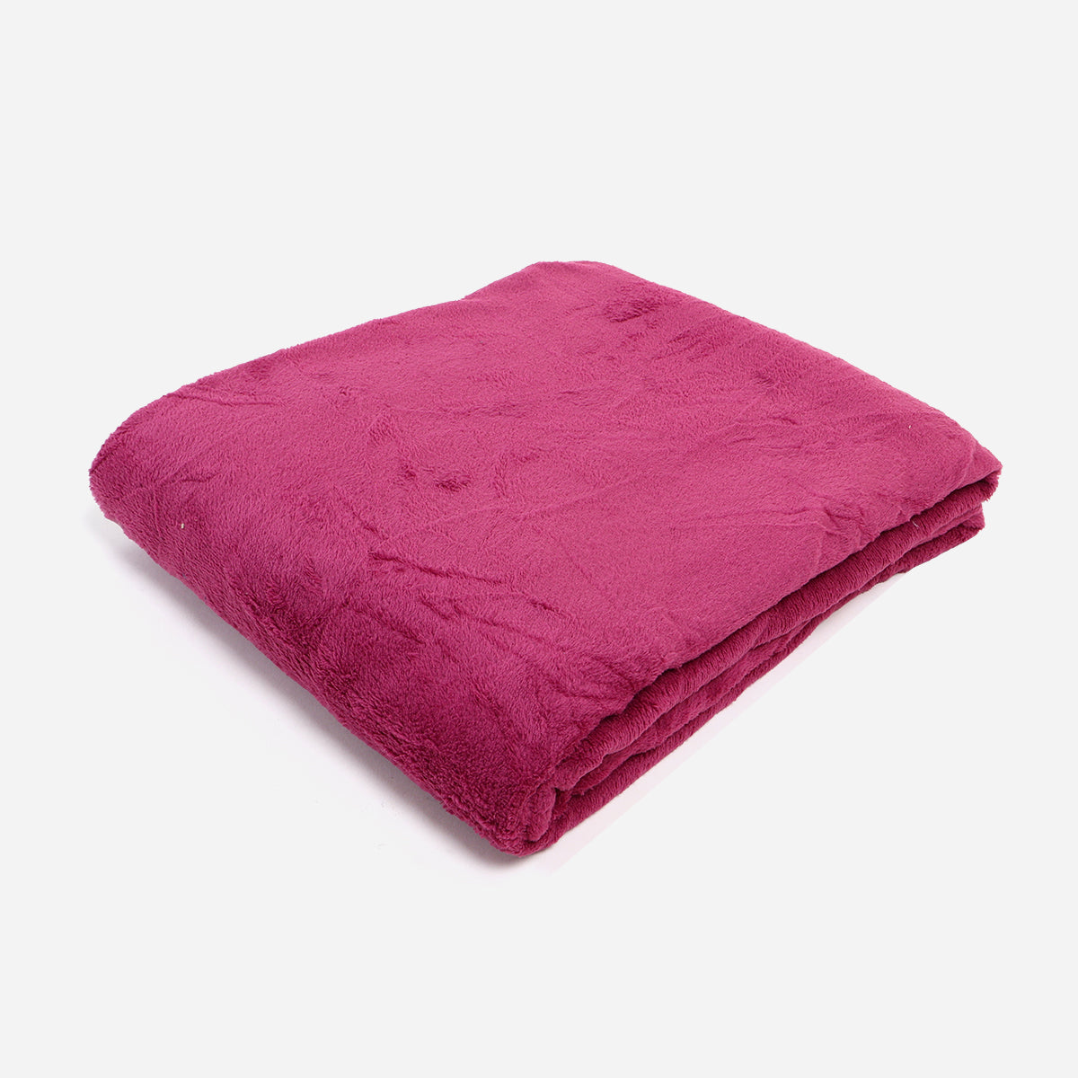 Dream Mate Micro Coral Fleece Blanket (Plum) - 60x80in