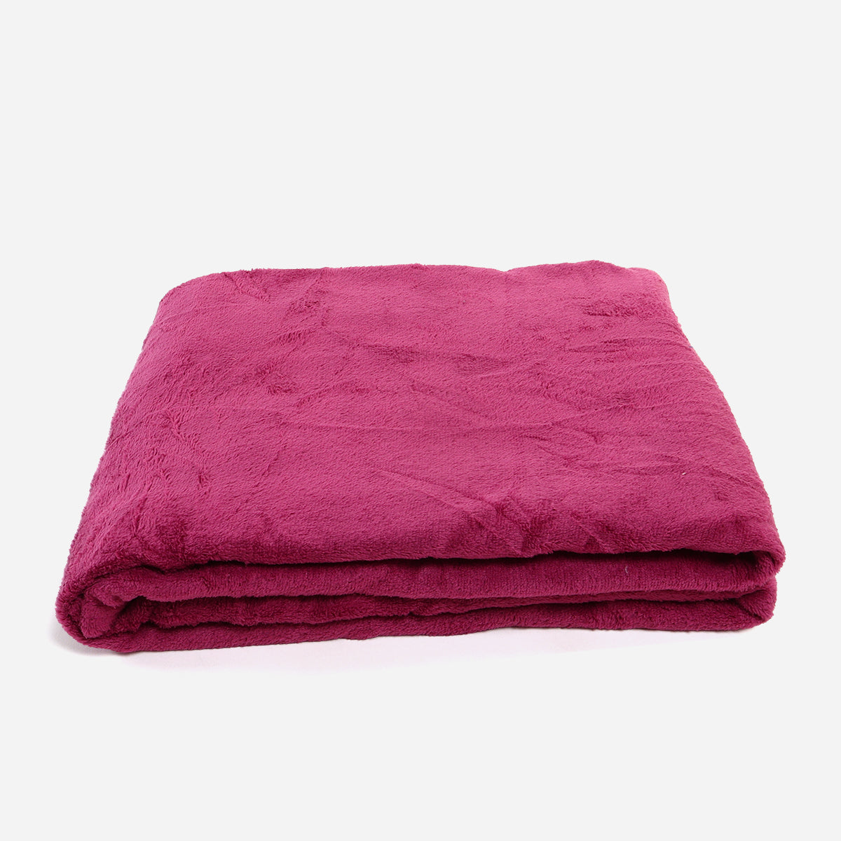 Dream Mate Micro Coral Fleece Blanket (Plum) - 60x80in
