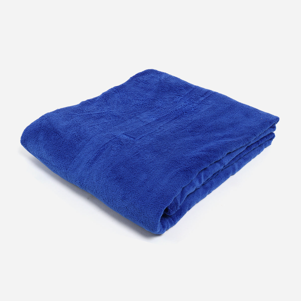 Dream Mate Micro Coral Fleece Blanket (Royal Blue) - 60x80in