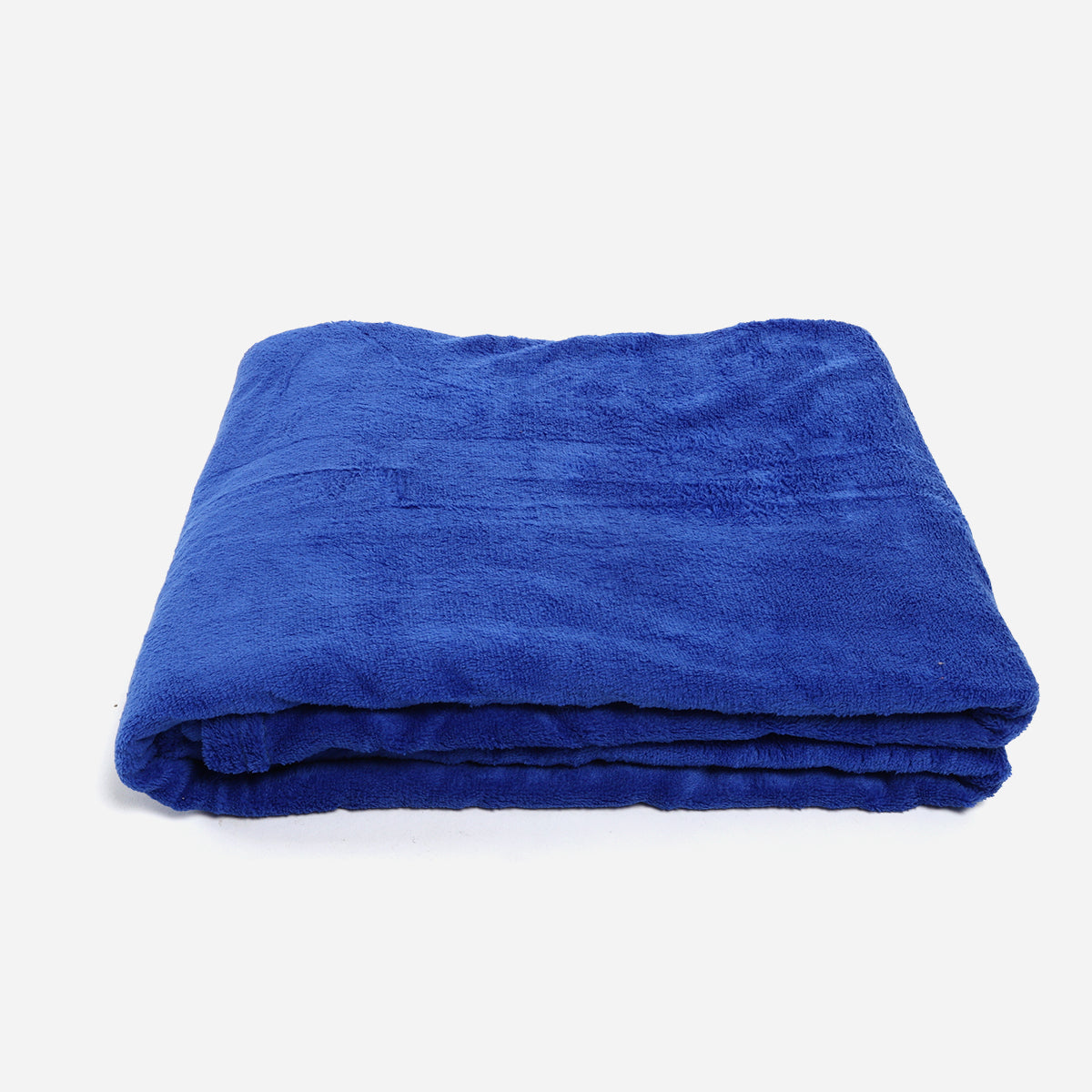 Dream Mate Micro Coral Fleece Blanket (Royal Blue) - 60x80in