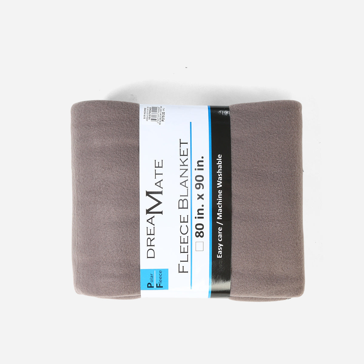Dream Mate Polar Fleece Blanket (Gray) - 80x90in