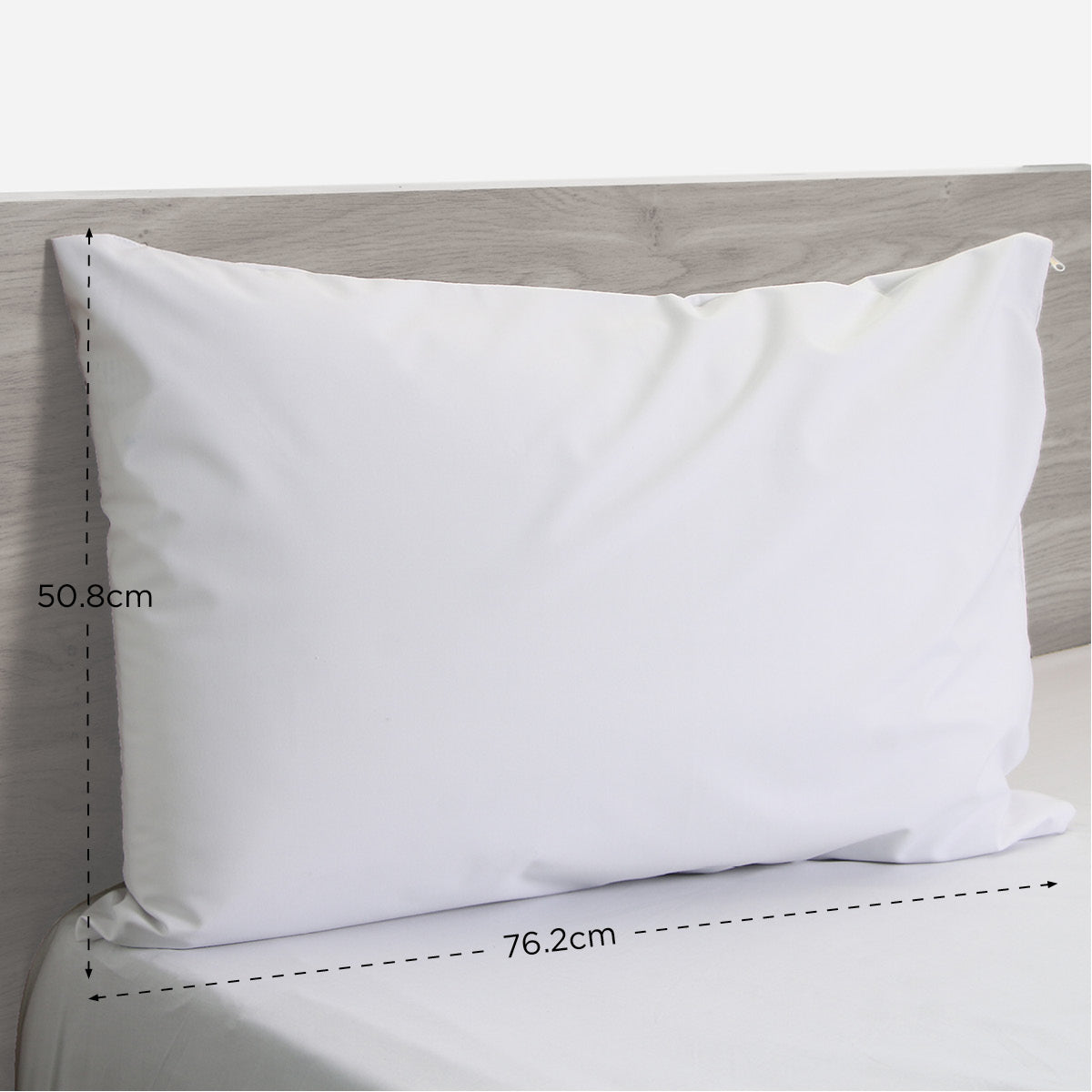 Royal Linens Waterproof Pillow Protector (White) - Queen
