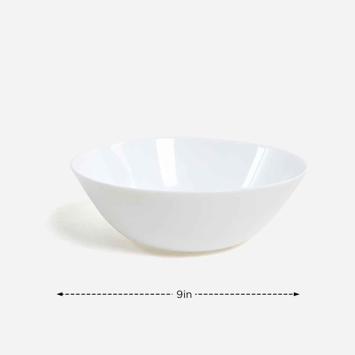 Royal Dine Set of 5 Pearl Opal Salad Bowl - White