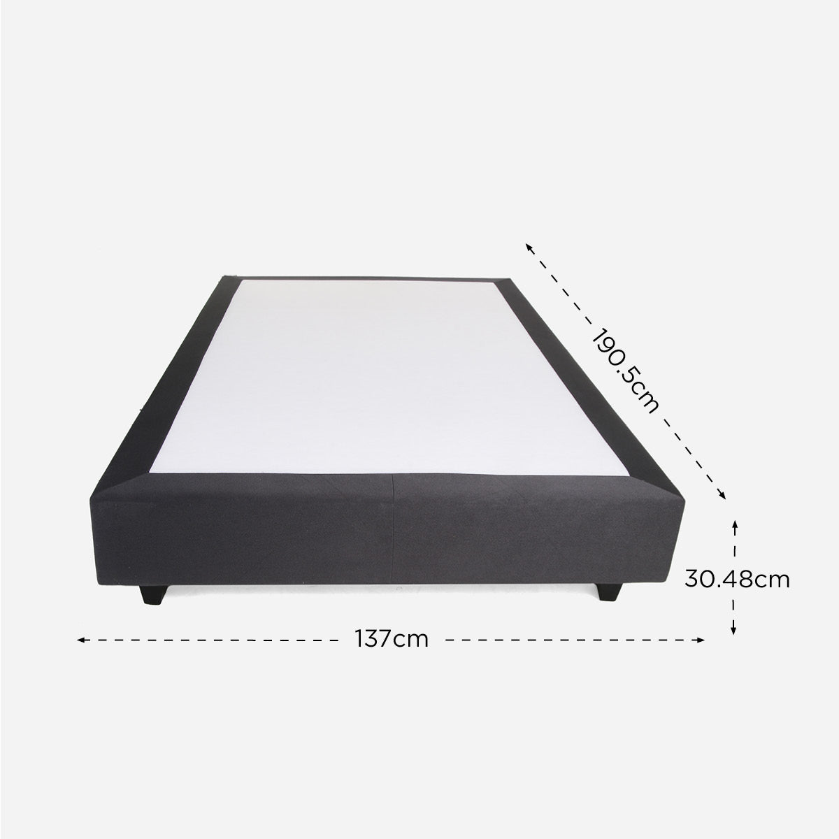 Royal Linen Box Bed - 12x54x75in