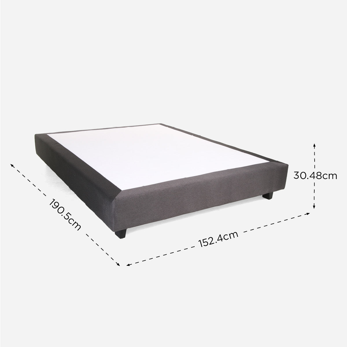 Royal Linen Box Bed - 12x60x75in