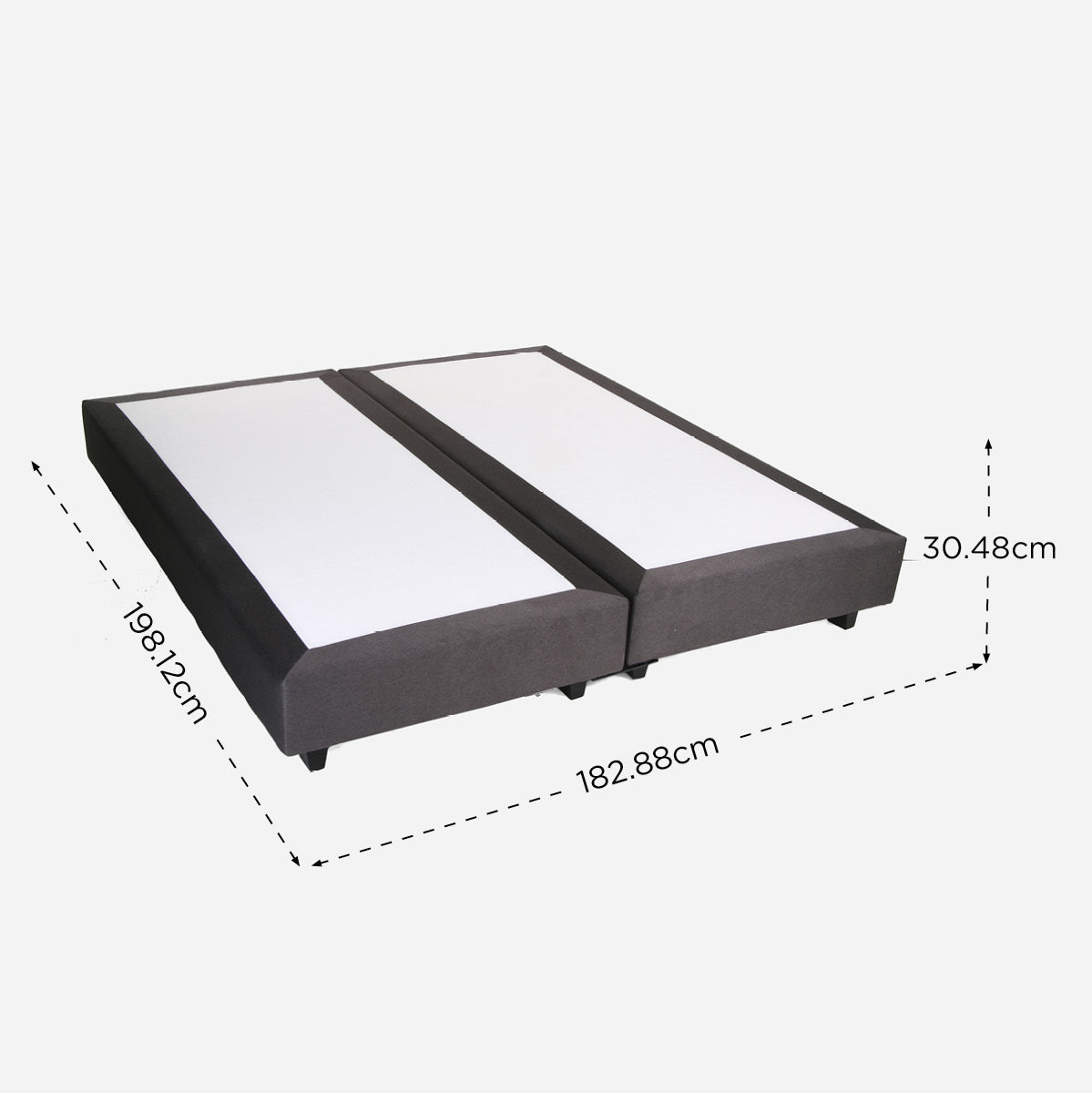 Royal Linen Box Bed - 12x72x78in