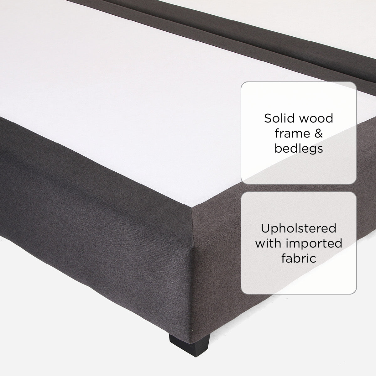 Royal Linen Box Bed - 12x78x80in