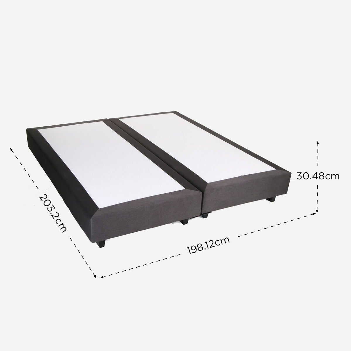 Royal Linen Box Bed - 12x78x80in