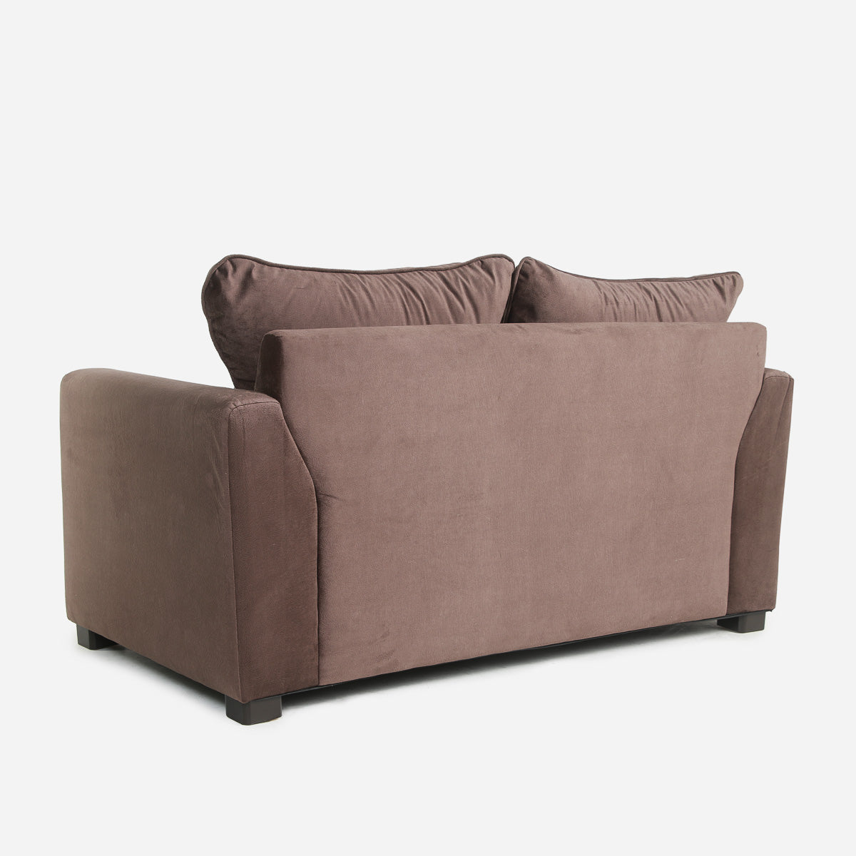 SM Home Serena 2-Seater Sofa with 2 Throw Pillows - Col3Brown