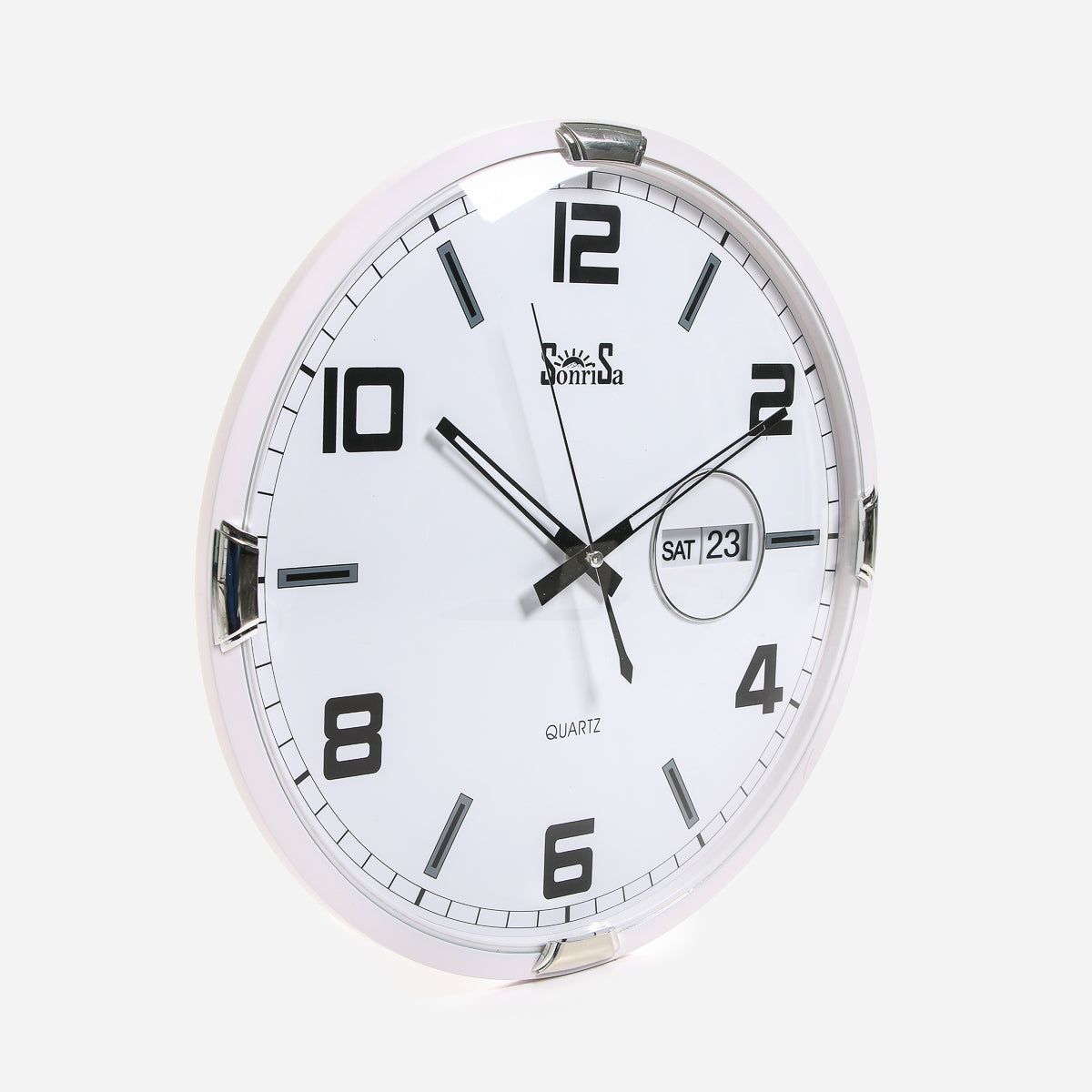 Sonrisa Wall Clock PW184 - White