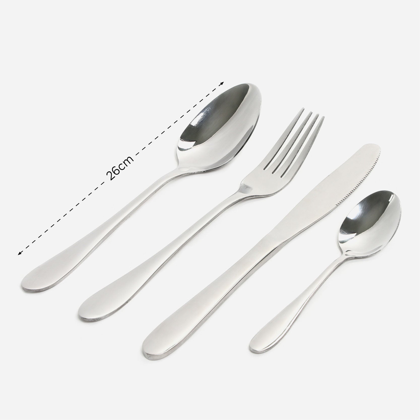 Eurochef 16-Piece TBS16 Flatware Set