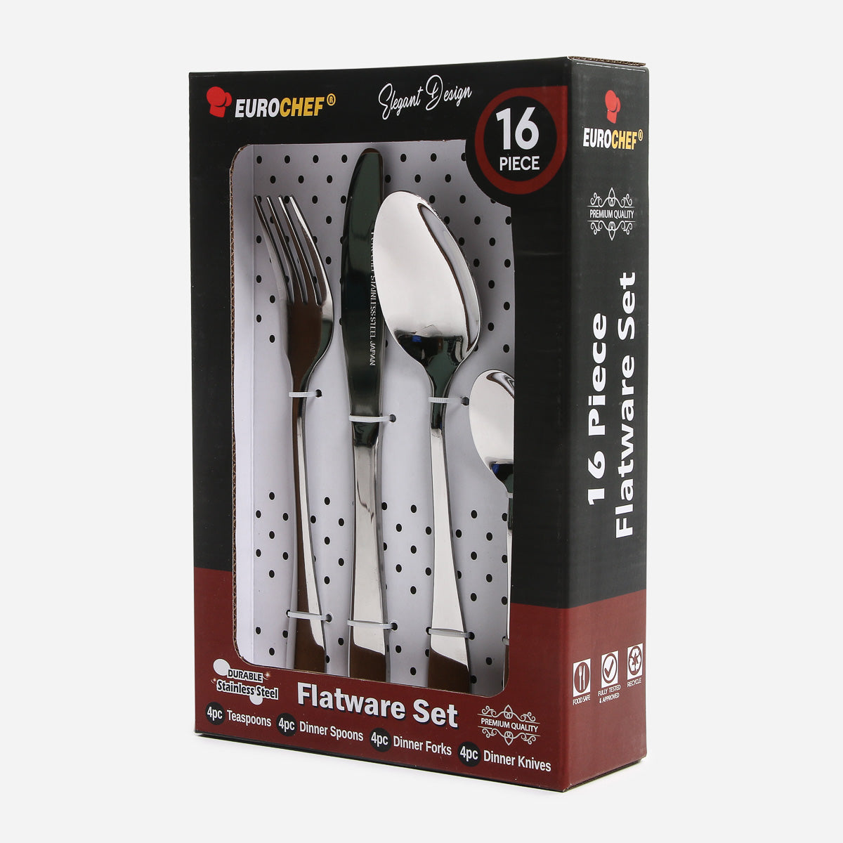 Eurochef 16-Piece TBS16 Flatware Set