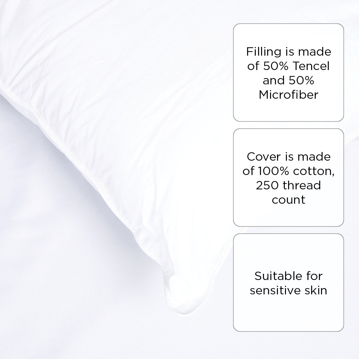 Ultima Suite Collection Tencel Pillow - 20x36in