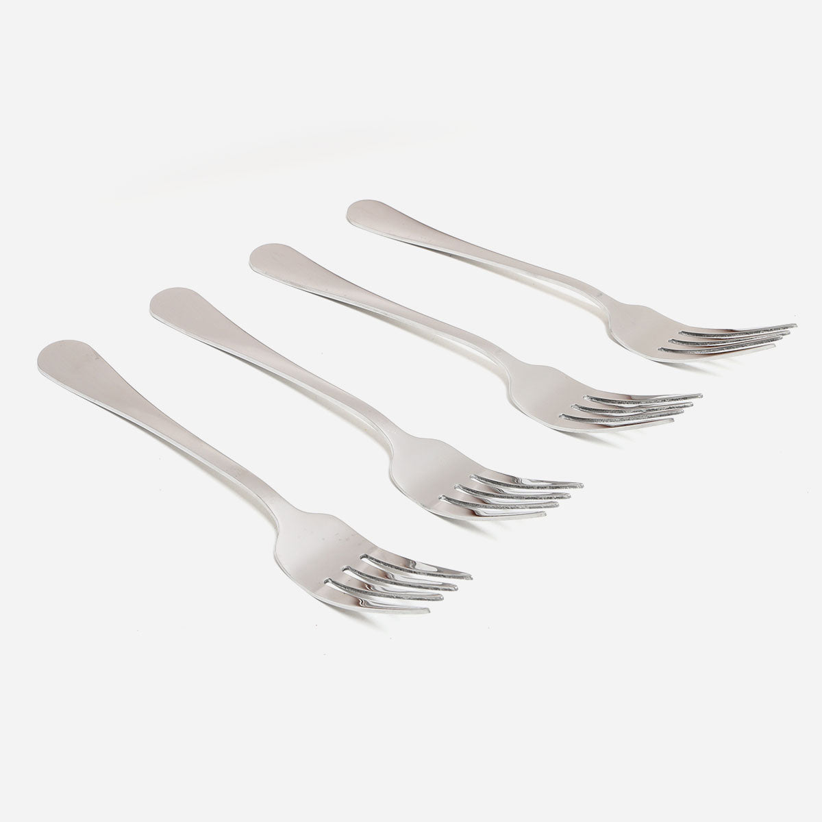 Eurochef Set of 4 Dinner Fork TB22 - Silver
