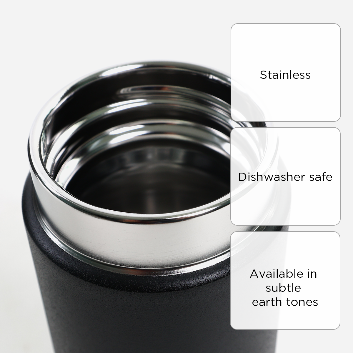 Tiger Tumbler MMZ W050 - (Stone Black) - 500 ml.