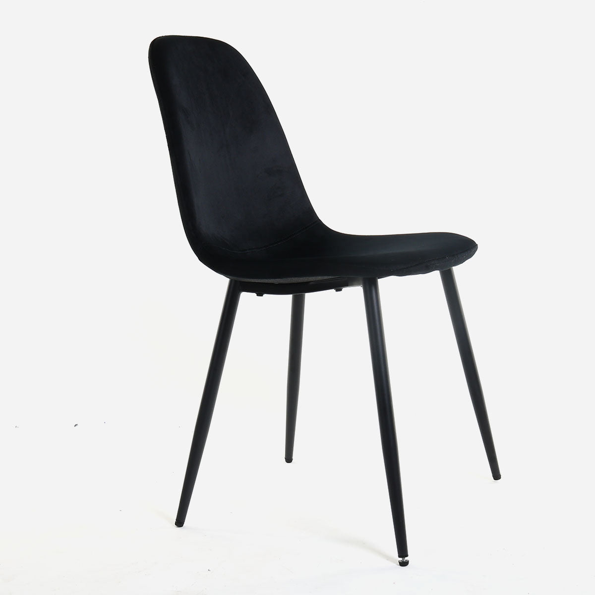 SM Home Milan Dining Chair Velvet MLM-181546 - Black
