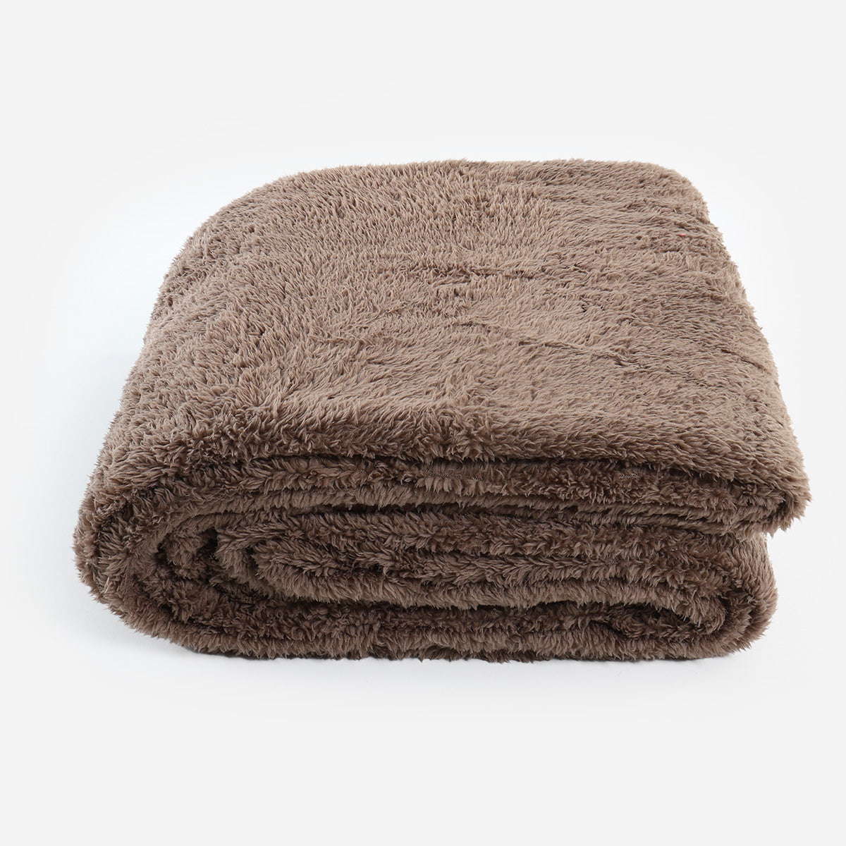 V&E Sherpa Blanket (Brown) -80x90in