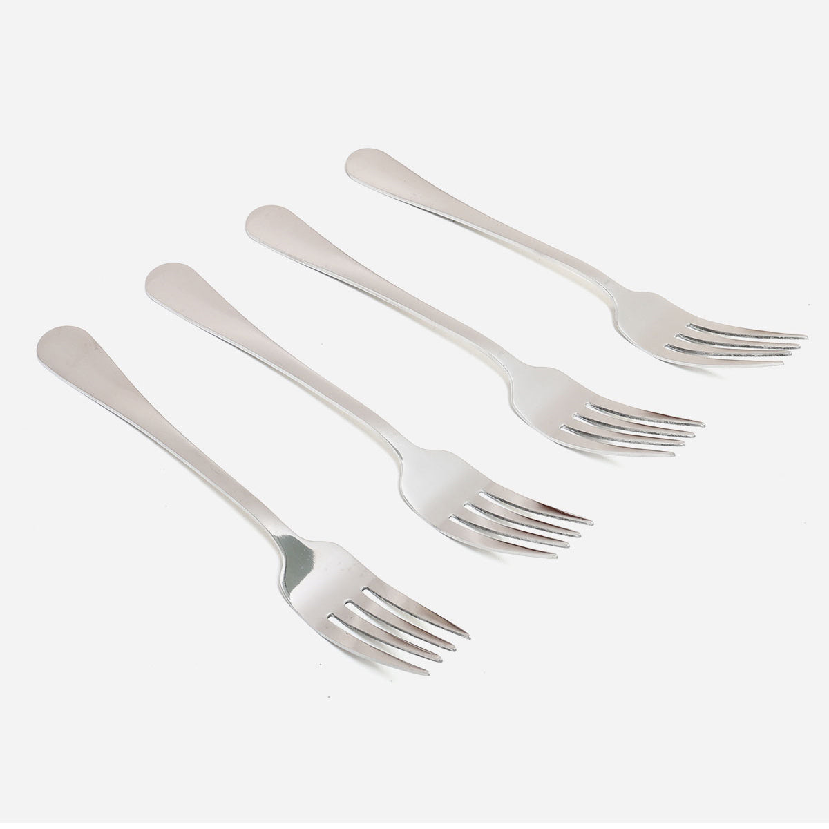 Eurochef Set of 4 Dinner Fork TB22 - Silver