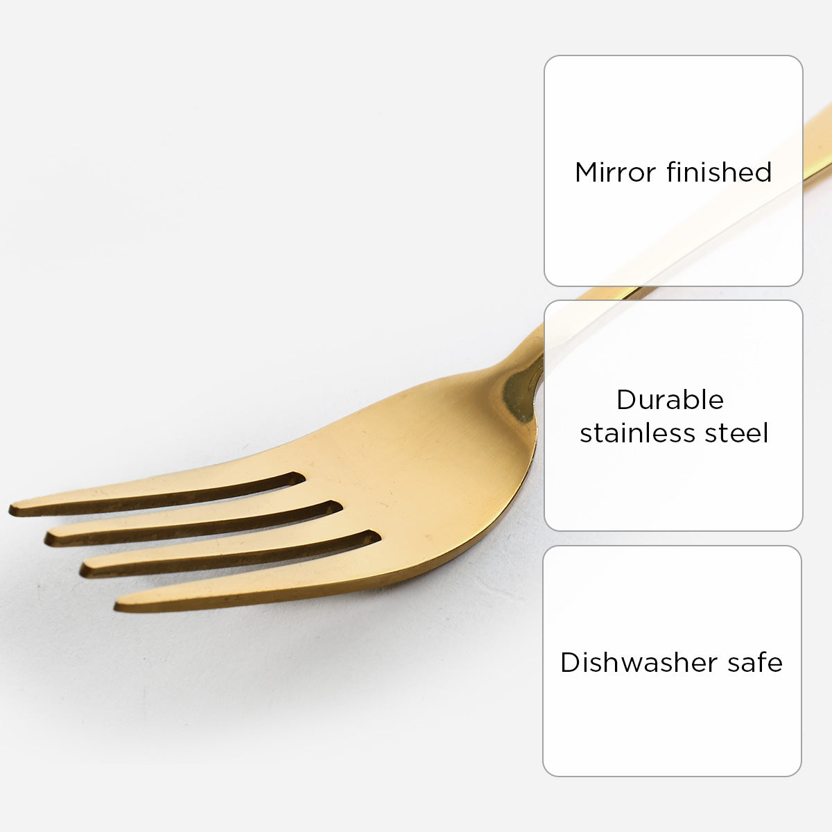 Masflex Dinner Fork - Gold